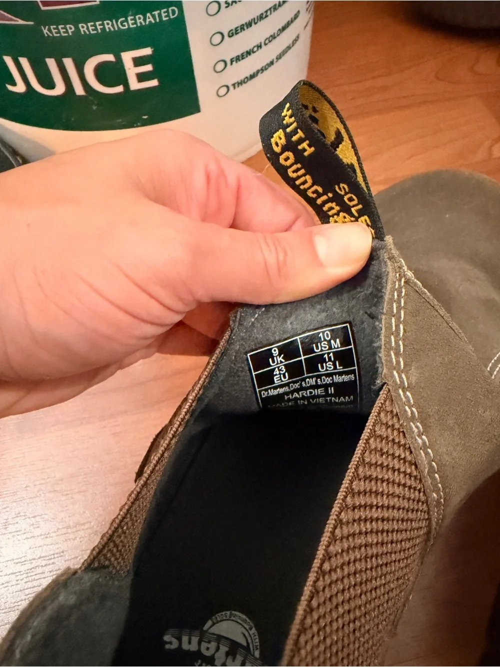 Dr. Martens visible suede